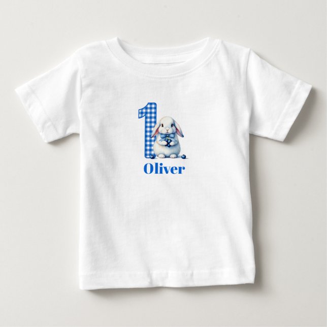Camiseta De Bebé Primer cumpleaños de Berry Bunnies! (Anverso)