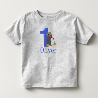 Camiseta De Bebé Primer cumpleaños de Blue Boys - cumpleaños de Oli