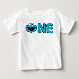 Camiseta De Bebé Primer cumpleaños de Cookie Monster