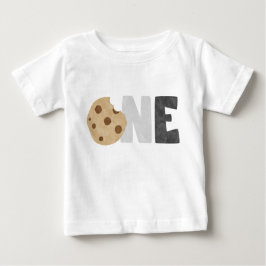 Camiseta De Bebé Primer cumpleaños de la leche y las cookies