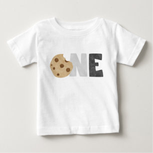 Camiseta De Bebé Primer cumpleaños de la leche y las cookies