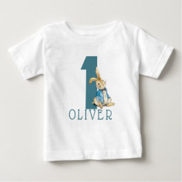 Camiseta De Bebé Primer cumpleaños de Peter Rabbit Boy