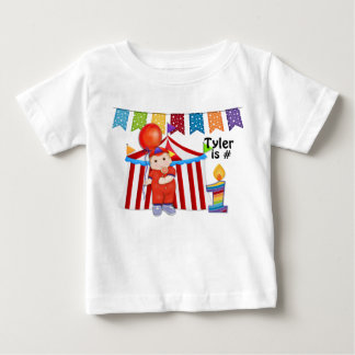 Camiseta De Bebé Primer cumpleaños de Polka Dot Circus