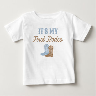 Camiseta De Bebé Primer cumpleaños de Rodeo de Cowboy