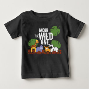 Camiseta De Bebé Primer cumpleaños de Safari para WILD One