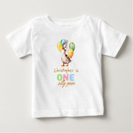 Camiseta De Bebé Primer cumpleaños de un género groso y tonto