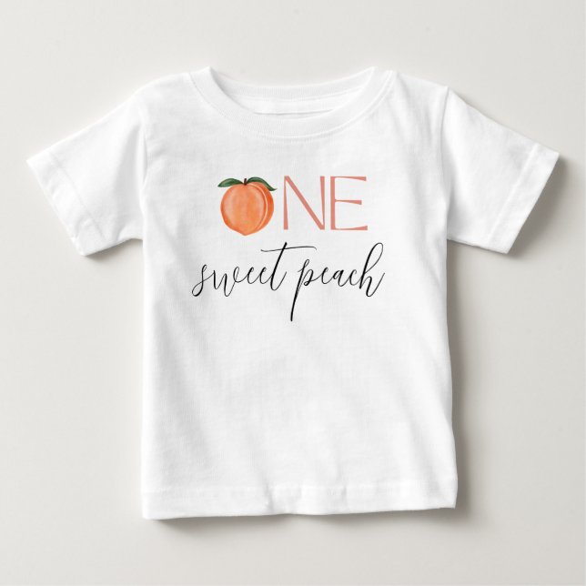 Camiseta De Bebé Primer cumpleaños de una dulce (Anverso)