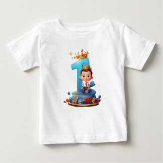 Camiseta De Bebé Primer cumpleaños del bebé con velas