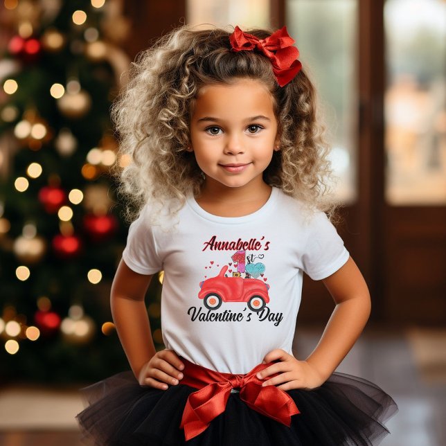 Camiseta De Bebé Primer cumpleaños del día de San Valentín del bebé (Subido por el creador)