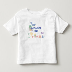 Camiseta De Bebé Primer cumpleaños del mundo submarino