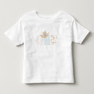 Camiseta De Bebé Primer Cumpleaños Rodeo UNO