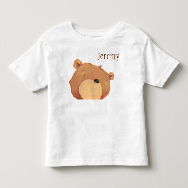Camiseta De Bebé Primer del oso de Brown grande (Anverso)