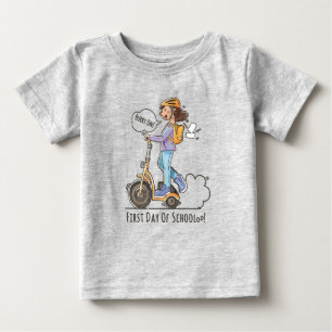 Camiseta De Bebé Primer día de la escuela