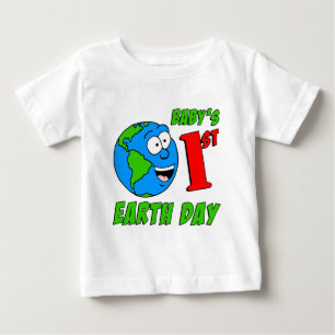 Camiseta De Bebé Primer Día de la Tierra del Bebé
