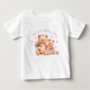 Camiseta De Bebé Primer Día de las Madres