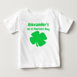 Camiseta De Bebé Primer Día de San Patricio