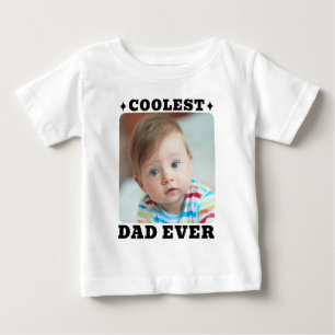 Camiseta De Bebé Primer Día del Padre Papá Más Genial de la Histori