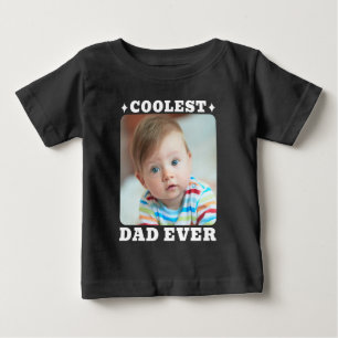 Camiseta De Bebé Primer Día del Padre Papá Más Genial de la Histori