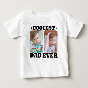 Camiseta De Bebé Primer Día del Padre Papá Más Genial de la Histori