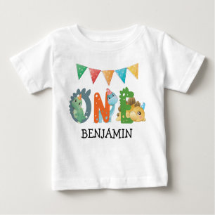 Camiseta De Bebé Primer dinosaurio de cumpleaños