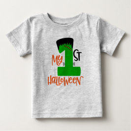 Camiseta De Bebé Primer diseño Frankenstein de Halloween