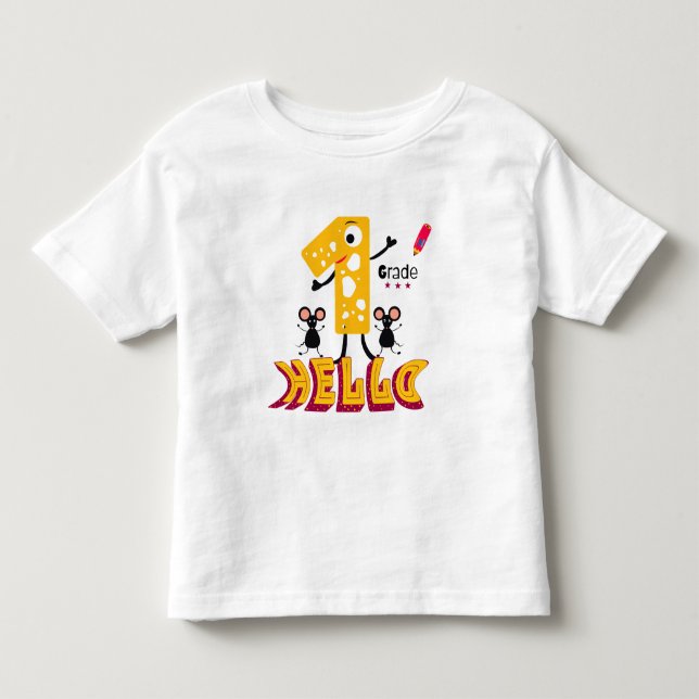 Camiseta De Bebé Primer grado (Anverso)
