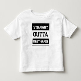 Camiseta De Bebé Primer grado de Straight Outta