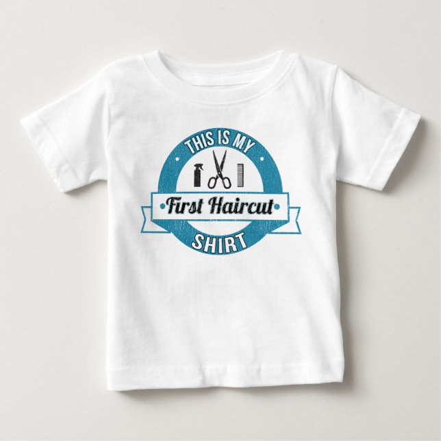 Camiseta De Bebé Primer Haircut Funny Souvenir (Anverso)