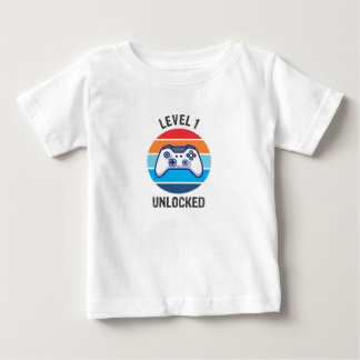 Camiseta De Bebé Primer nivel de juego de cumpleaños 1 
