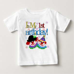 Camiseta De Bebé Primer payaso del cumpleaños
