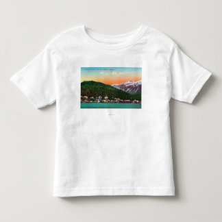 Camiseta De Bebé Primer puerto de entrada en la opinión de Alaska