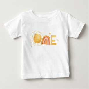 Camiseta De Bebé Primer Viaje Alrededor Del Sol   1 cumpleaños 