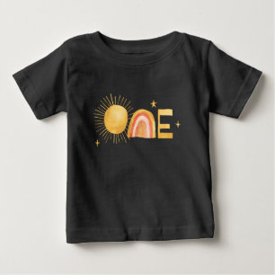 Camiseta De Bebé Primer viaje alrededor del sol   1er Cumpleaños  