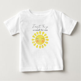 Camiseta De Bebé Primer viaje alrededor del Sol 1er Cumpleaños