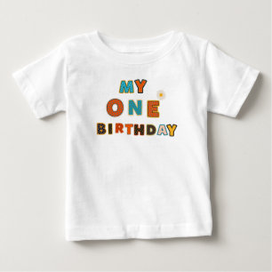 Camiseta De Bebé Primera bebé de cumpleaños