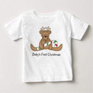 Camiseta De Bebé Primera camiseta del navidad del bebé
