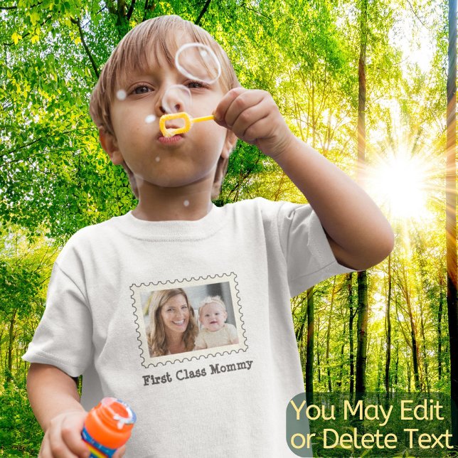 Camiseta De Bebé Primera Clase Mamá Mejor Mamá Personalizado Foto T (Subido por el creador)