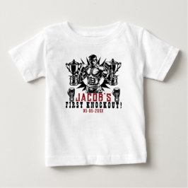 Camiseta De Bebé Primera fiesta de cumpleaños de boxeo knockout