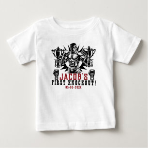 Camiseta De Bebé Primera fiesta de cumpleaños de boxeo knockout