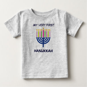 Camiseta De Bebé Primera habitación del cuerpo de Jánuca del bebé