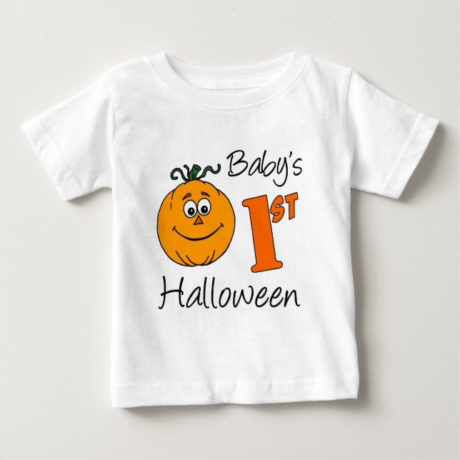 Camiseta De Bebé Primera Halloween del bebé (Anverso)