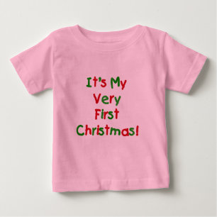 Camiseta De Bebé Primera Navidad
