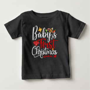 Camiseta De Bebé Primera Navidad del bebé-84604