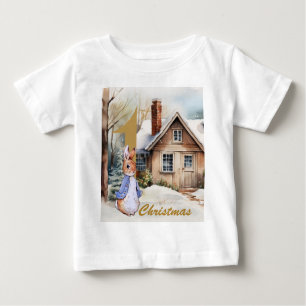 Camiseta De Bebé Primera Navidad Peter Snowy paisaje