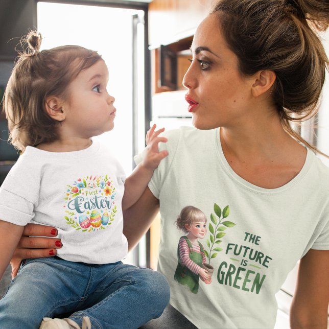 Camiseta De Bebé Primera Pascua (Subido por el creador)