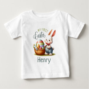 Camiseta De Bebé Primera Pascua amamantada - Personalizada