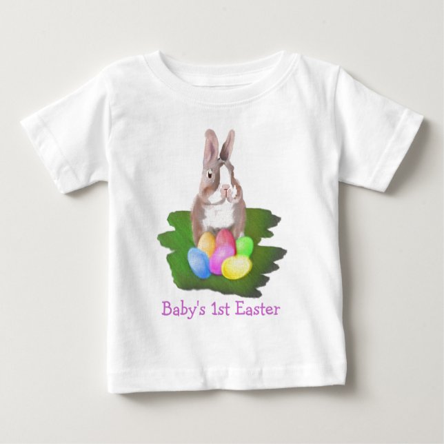 Camiseta De Bebé Primera Pascua del Bebé (Anverso)