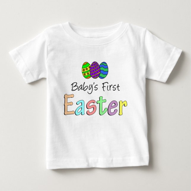 Camiseta De Bebé Primera Pascua del Bebé (Anverso)