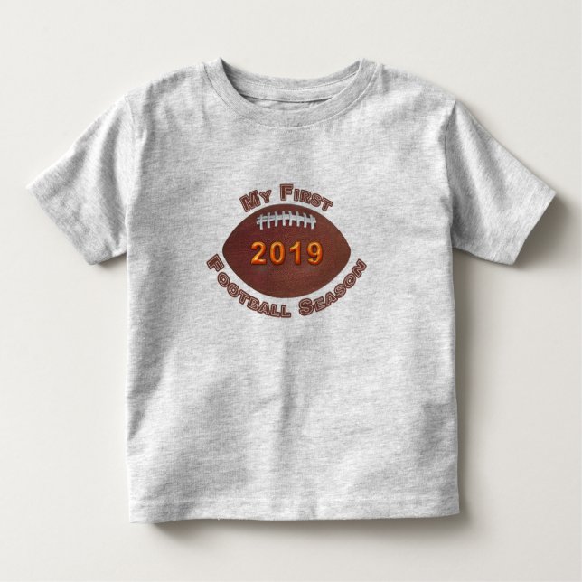 Camiseta De Bebé Primera temporada de fútbol adorablemente lindo Ca (Anverso)