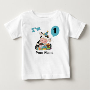 Camiseta De Bebé Primera vaca de cumpleaños